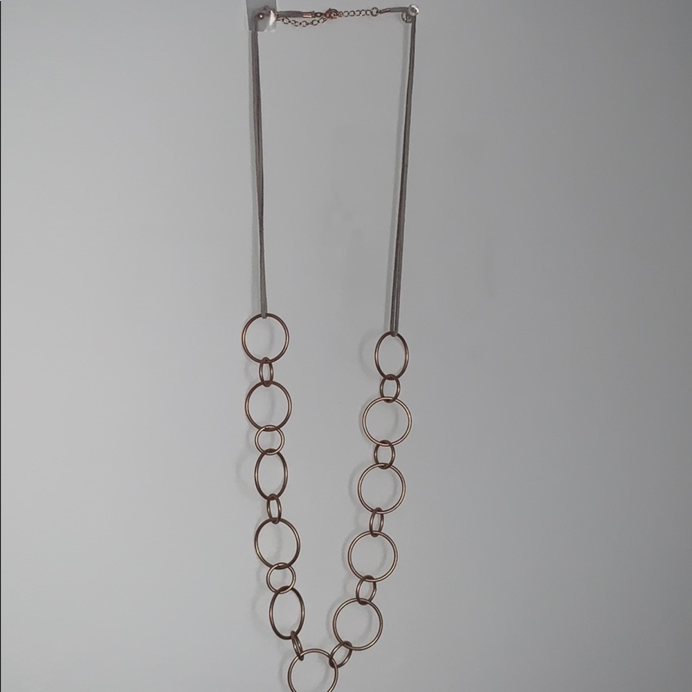 Francesca’s Gold Hoop Chain Necklace - Worn Once